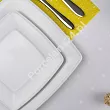 Serwis obiadowo - kawowy na 6 osób (30 el) Lubiana - Victoria biała GIFT BOX