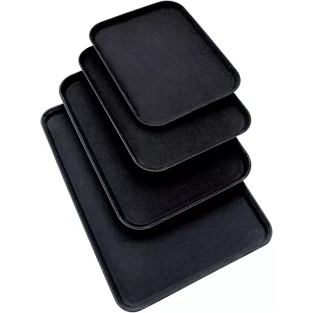 Taca prostokątna antypoślizgowa (51 x 38) cm - Czarna 1S.411560 Taca prostokątna antypoślizgowa (51 x 38) cm - Czarna 1S.411560