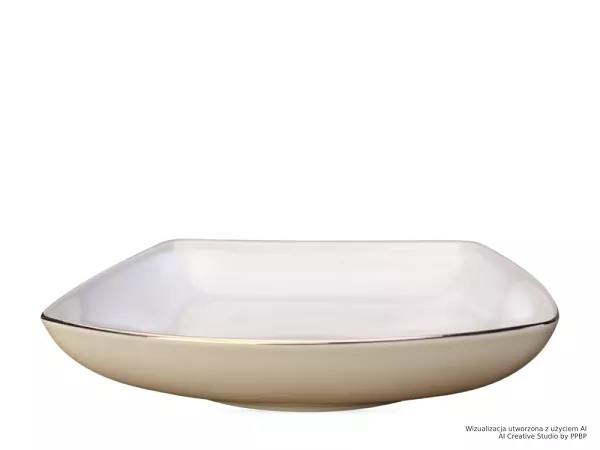 Talerz głęboki 20 cm Chodzież - Akcent 9718 PLATYNOWA LINIA Talerz głęboki 20 cm Chodzież - Akcent 9718 PLATYNOWA LINIA