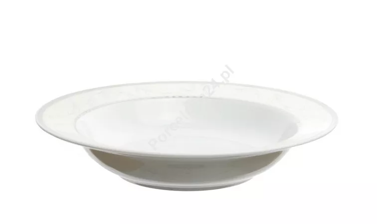 Talerz głęboki 22,5 cm Ćmielów - Astra B601 MARZENIE PLATYNOWE Talerz głęboki 22,5 cm Ćmielów - Astra B601 MARZENIE PLATYNOWE