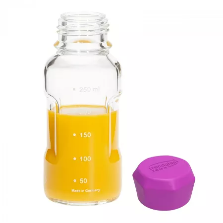 Butelka 250 ml Trendglas - Blue Ocean różowa nakrętka 4E.330026 Butelka 250 ml Trendglas - Blue Ocean różowa nakrętka 4E.330026