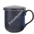 Kubek z zaparzaczem 0,39 L Altom Design - Reactive Stripes 07.RS.K39ZP