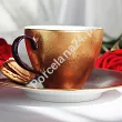 Filiżanka ze spodkiem 0,26 L / 17 cm Porcel - Golden Velvet GIFT BOX 10.GOV.FS26