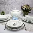 Serwis obiadowy na 12 osób (42el) Bogucice - New Hollis Platin 883F