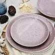 Komplet talerzy na 6 osób (18 el) Lubiana - Hanami Pudrowy Róż