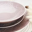 Komplet talerzy na 6 osób (18 el) Lubiana - Hanami Pudrowy Róż