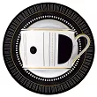 Zestaw do kawy dla 6 osób (12el) Ćmielów - Kolekcja Jenny ART DECO GX48