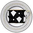 Zestaw do kawy dla 6 osób (12el) Ćmielów - Kolekcja Jenny ART DECO GX48