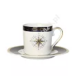 Filiżanka ze spodkiem 0,10 L / 12,5 cm Ćmielów - Jenny Nautilus White
