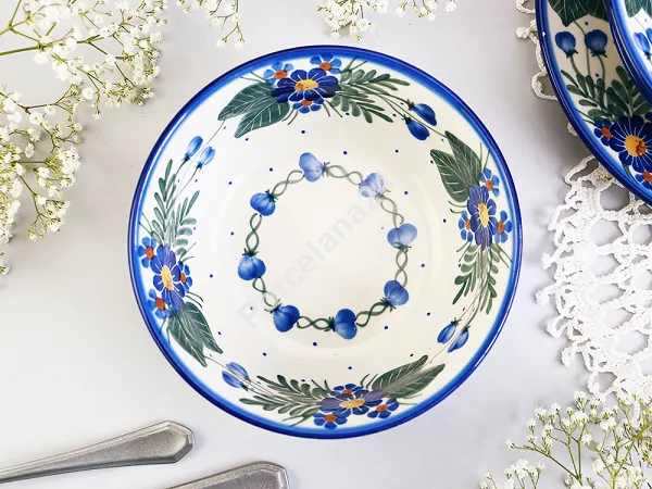 Salaterka 15 cm Bolesławiec - Kwiaty Kuleszy Salaterka 15 cm Bolesławiec - Kwiaty Kuleszy
