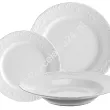 Komplet talerzy na 6 osób (18el) Ćmielów - Rococo 0001