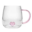 Kubek szklany 450 ml Altom Design - Lilu Serce 07.K.3565