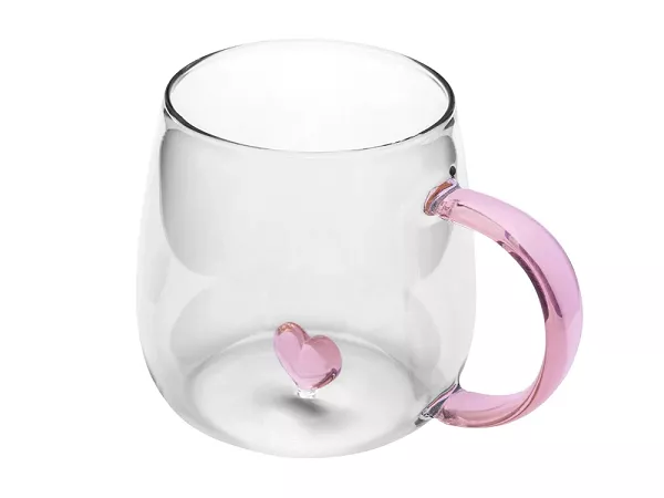 Kubek szklany 450 ml Altom Design - Lilu Serce 07.K.3565 Kubek szklany 450 ml Altom Design - Lilu Serce 07.K.3565
