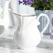 Serwis obiadowo - kawowy na 12 osób (81 el.) Bogucice - Gino White Gold 1273