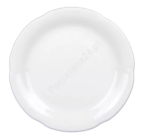 Talerz płytki 24 cm Chodzież - Kamelia C000 Biała Talerz płytki 24 cm Chodzież - Kamelia C000 Biała