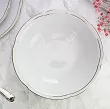 Serwis obiadowy na 6 osób (25 el) Ćmielów - Bolero 3604 Złota Linia