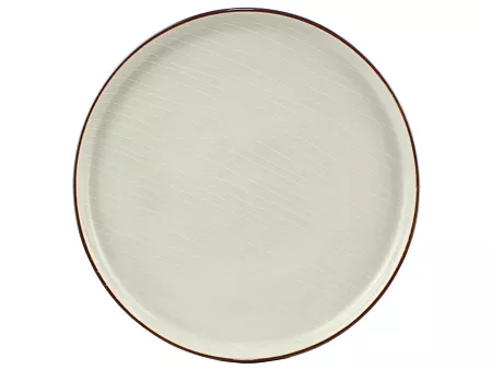 Talerz płytki 27 cm Bogucice - Alumina Bergen Fog 1109