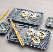 Zestaw do sushi dla 2 osób (4 el.) z pałeczkami Tokyo Design Studio - Tokusa Blue 33846