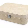 Szkatułka na biżuterię 21 cm Ecarla - Kremowa koronka 20.PD157K