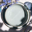Serwis obiadowy na 12 osób (39 el.) Bogucice - Alumina Granite Mint Blue Gold Nordica 1129G