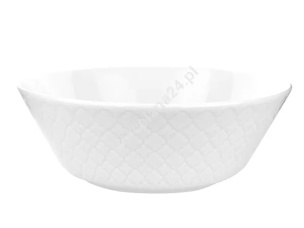 Salaterka okrągła 23 cm Lubiana - Marrakesz Biały (nr 4283) Salaterka okrągła 23 cm Lubiana - Marrakesz Biały (nr 4283)