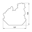 Wykrawacz 13,9 cm Smolik - Kura na grzędzie 4SS.126/V