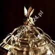 Pojemnik szklany na miód 15 cm Bohemia Prestige - Gold Bee 4SB.802022