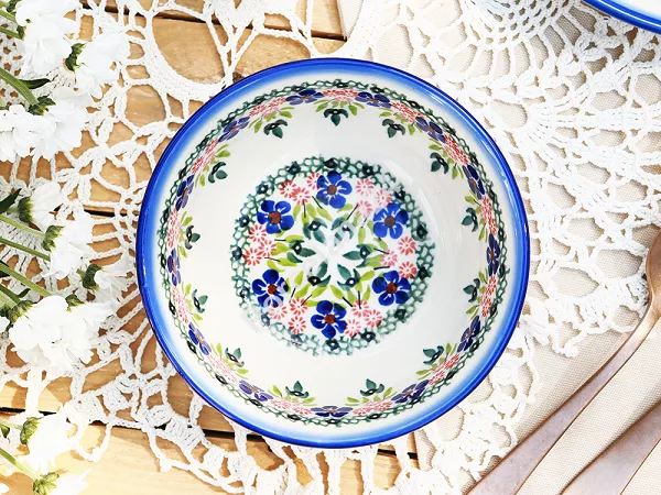 Salaterka 15 cm Bolesławiec - Mariańska Koronka Salaterka 15 cm Bolesławiec - Mariańska Koronka
