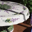 Patera na nodze 27 cm Bolesławiec - Lawendowy Zakątek