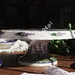 Patera na nodze 27 cm Bolesławiec - Lawendowy Zakątek