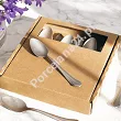Komplet 6 łyżeczek do kawy 11,2 cm Hisar - Riva Vintage GIFT BOX