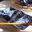 Zestaw do sushi dla 2 osób (4 el.) z pałeczkami Tokyo Design Studio - Nuome Shunjyu 22578