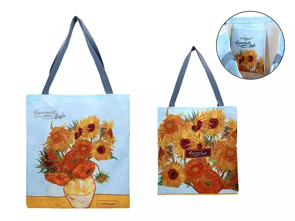 Torba na ramię 39x44 cm Carmani - Vincent van Gogh, Słoneczniki 33.021-8656 Torba na ramię 39x44 cm Carmani - Vincent van Gogh, Słoneczniki 33.021-8656