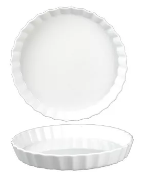 Naczynie ryflowane (na tartę) 25 cm Lubiana n/dek (nr 1645)