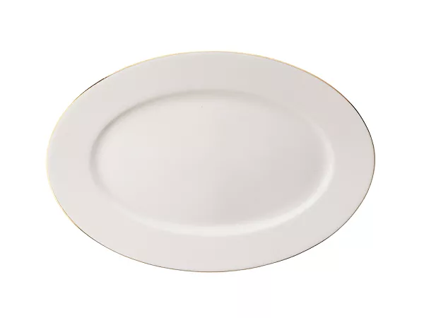 Półmisek owalny 33 cm Chodzież- Yvonne 3603 ZŁOTA LINIA Półmisek owalny 33 cm Chodzież- Yvonne 3603 ZŁOTA LINIA