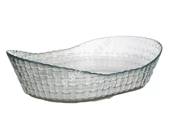 Półmisek owal hartowany  26x18 cm Pasabahce - 1D.POL.10585 Półmisek owal hartowany  26x18 cm Pasabahce - 1D.POL.10585