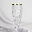 Kpl. kieliszków do szampana 180 ml (6 szt.) Bohemia Jihlava - Nicolette Gold 4SB.NIG.028740
