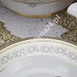 Komplet talerzy na 6 osób (18 el.) Ćmielów - Margaret G670 Arabella