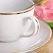 Serwis obiadowo - herbaciany na 12 osób (82el.) Chodzież - Yvonne 3603 ZŁOTA LINIA