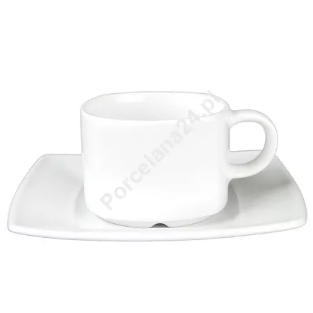 Filiżanka sztaplowana ze spodkiem 0,08 L / 12,5 cm Lubiana - Victoria biała HOTEL (nr 2870, 2871) Filiżanka sztaplowana ze spodkiem 0,08 L / 12,5 cm Lubiana - Victoria biała HOTEL (nr 2870, 2871)