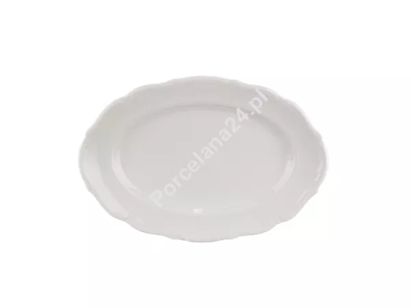 Półmisek owalny 38 cm Chodzież - Maria Teresa C000 BIAŁA Półmisek owalny 38 cm Chodzież - Maria Teresa C000 BIAŁA