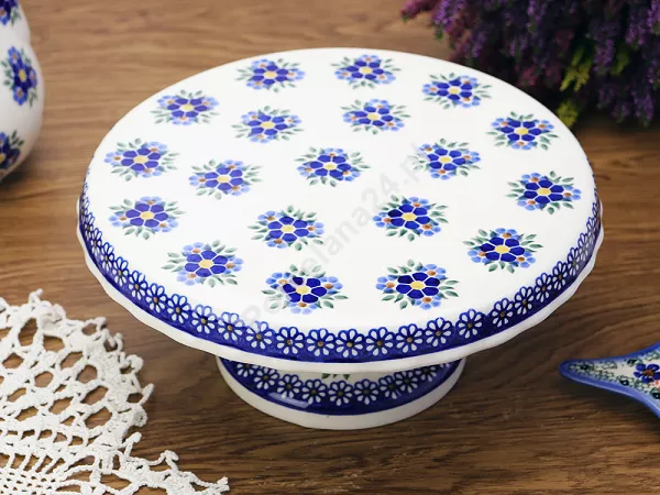 Patera na nodze 27 cm Bolesławiec - Altmańska Polana Patera na nodze 27 cm Bolesławiec - Altmańska Polana