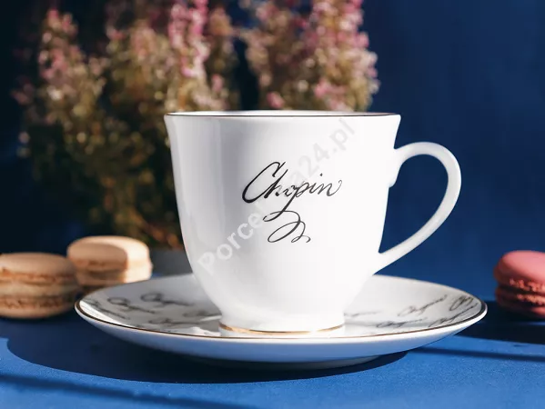Kpl. 2 filiżanek ze spodkami 0,20 L / 15 cm Bogucice - Chopin 391 Kpl. 2 filiżanek ze spodkami 0,20 L / 15 cm Bogucice - Chopin 391