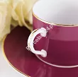 Filiżanka ze spodkiem 0,23 L / 16 cm Porcel - Violet GIFT BOX 10.VI.FS23