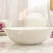 Serwis obiadowo - herbaciany na 12 osób (105 el.) Bogucice - Lolita Cream Gold 1258