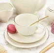 Serwis obiadowo - herbaciany na 12 osób (105 el.) Bogucice - Lolita Cream Gold 1258