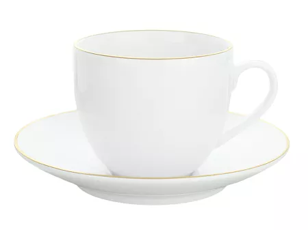 Filiżanka ze spodkiem 0,32 L Bogucice - Base Gold 1182