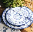 Komplet talerzy na 6 osób (18 el) Arca Italy - Old London Blue