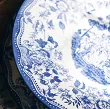 Komplet talerzy na 6 osób (18 el) Arca Italy - Old London Blue