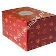 Komplet 4 talerzy deserowych 22 cm Bogucice - Cicha Noc Zielone 986